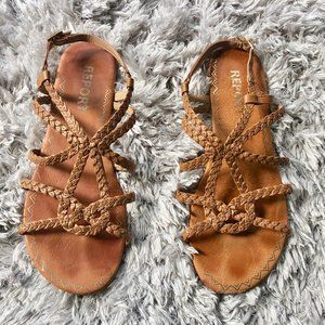 Report Braided Strap Sandals
